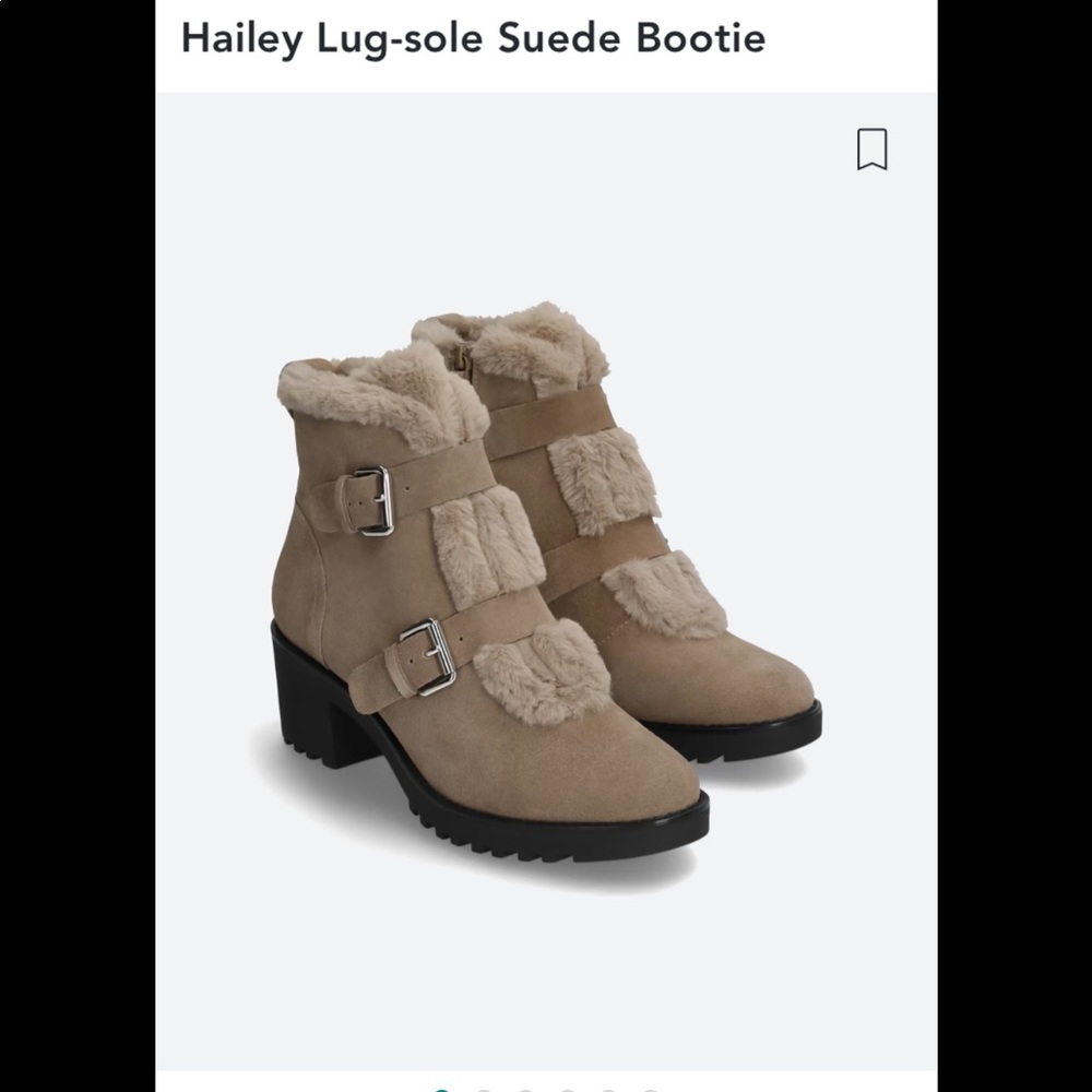 NWT Violet & Red Hailey Lug-Sole Suede boots (8.5)-Stitch Fix